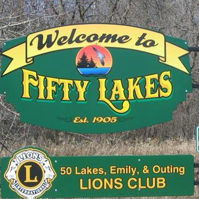 Servicing Fifty Lakes, MN